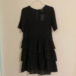 NWT eyelet lace mini dress